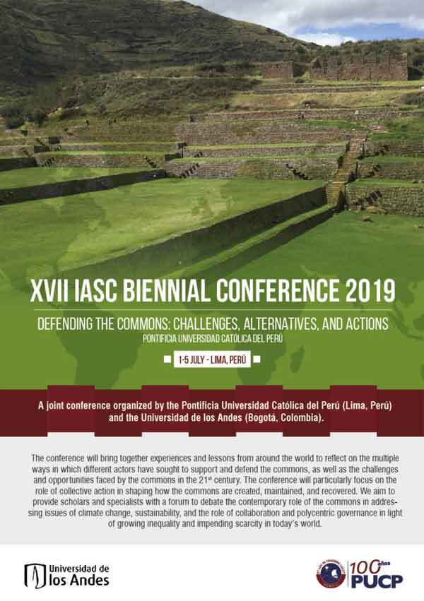 Promotional Materials XVII Biennial IASC Conference 'In Defense of